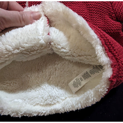 Carter's Sherpa Lined Red Sweater