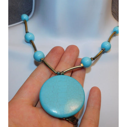 Turquoise Pendant Necklace