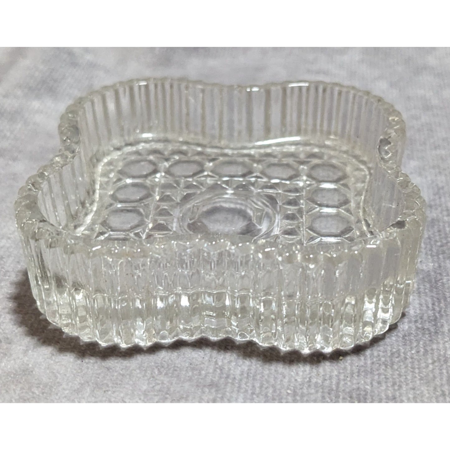 Clear Glass Trinket Dish