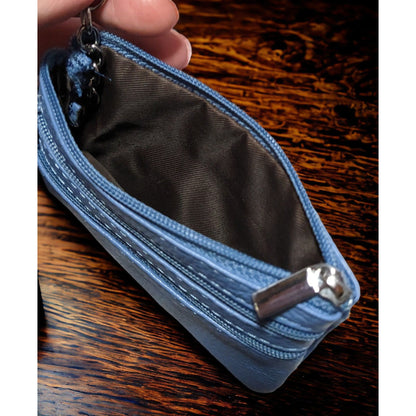 Cynure Blue Zipper Pouch