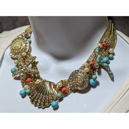 Glam Mermaid Statement Necklace