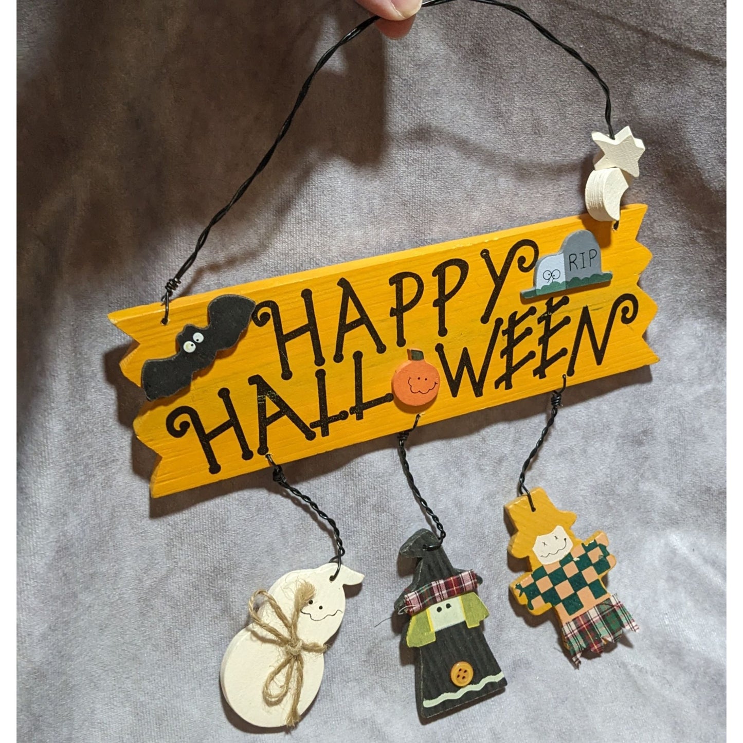 Happy Halloween Wooden Sign
