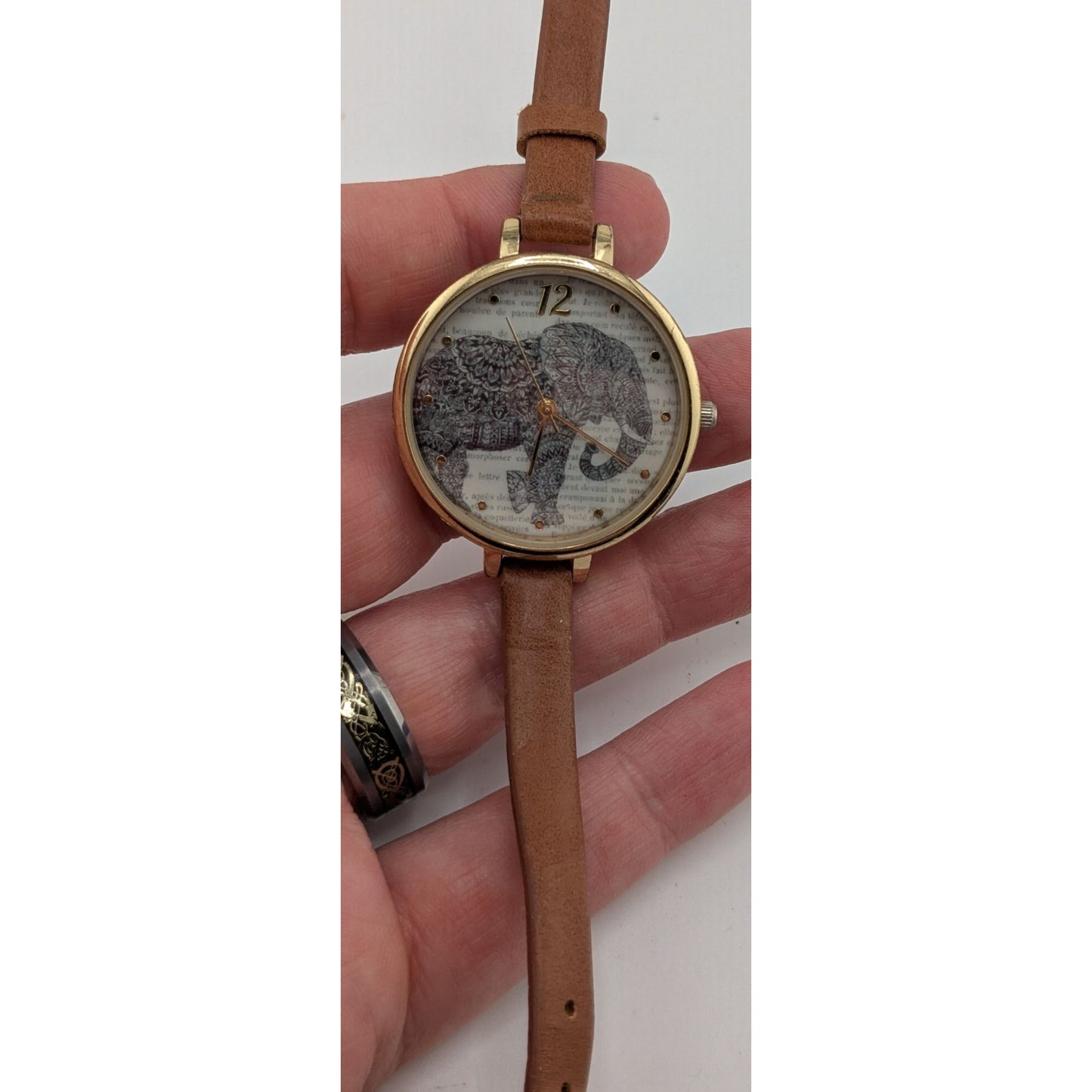 Vintage-Inspired Bohemian Elephant Watch