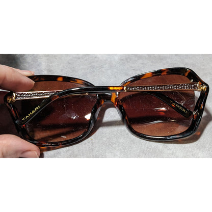 Tahari Butterfly Tortoise Trendy SUnglasses