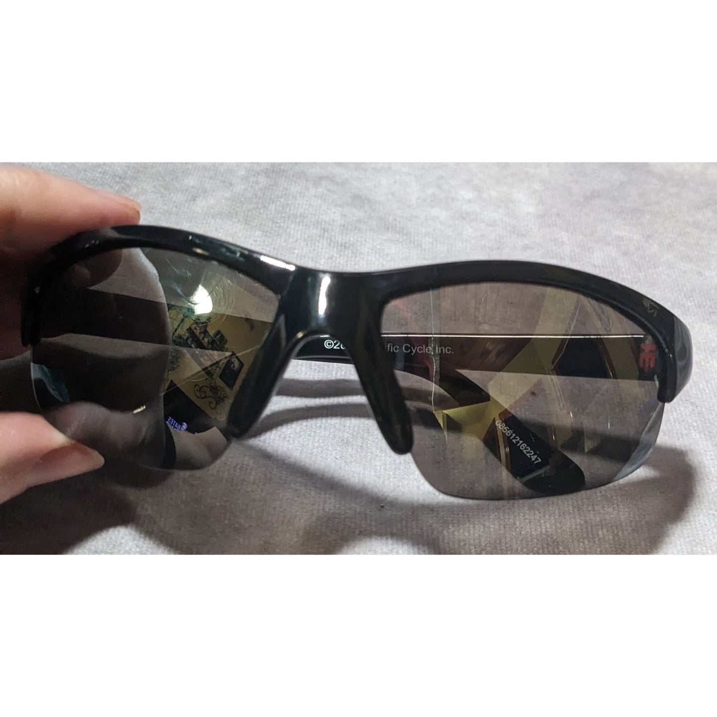 Kids Black And White Mongoose Sunglasses