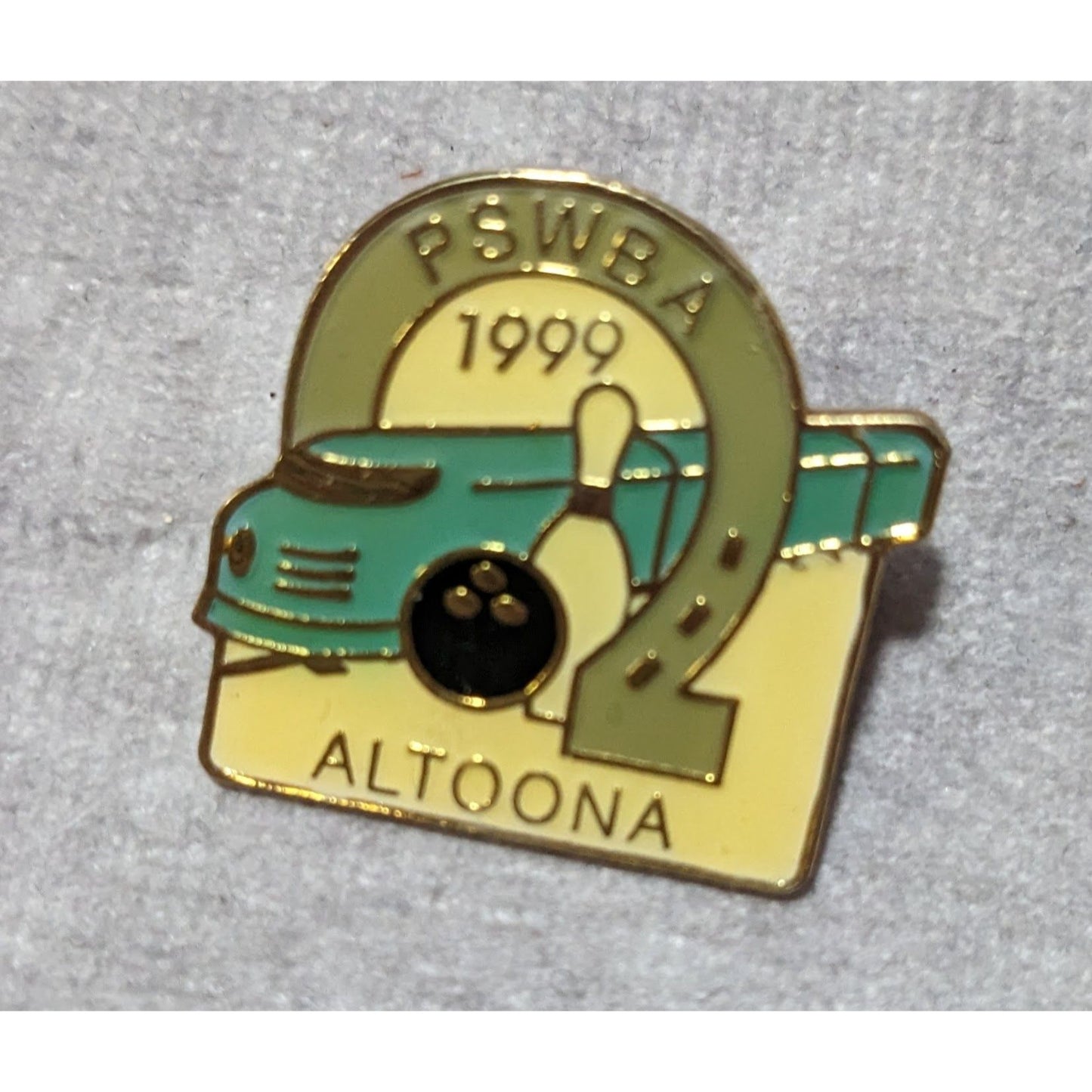 Vintage 1999 Altoona PSWBA Bowling Lapel Pin