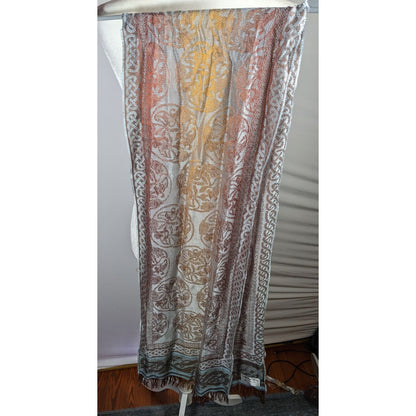 Molina by Jimmy Hourihan Rainbow And Grey Celtic Knot Scarf