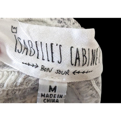 Isabelle's Closet Bohemian Festival Peasant Crop Top Size Medium