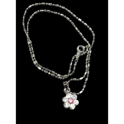 Minimalist Glam Fairycore Rhinestone Pendant Necklace