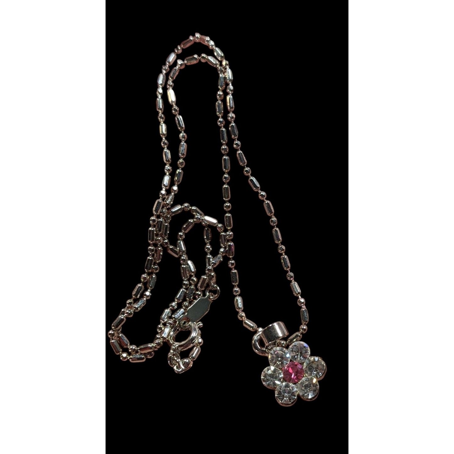 Minimalist Glam Fairycore Rhinestone Pendant Necklace