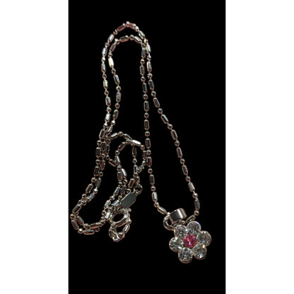 Minimalist Glam Fairycore Rhinestone Pendant Necklace