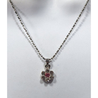 Minimalist Glam Fairycore Rhinestone Pendant Necklace
