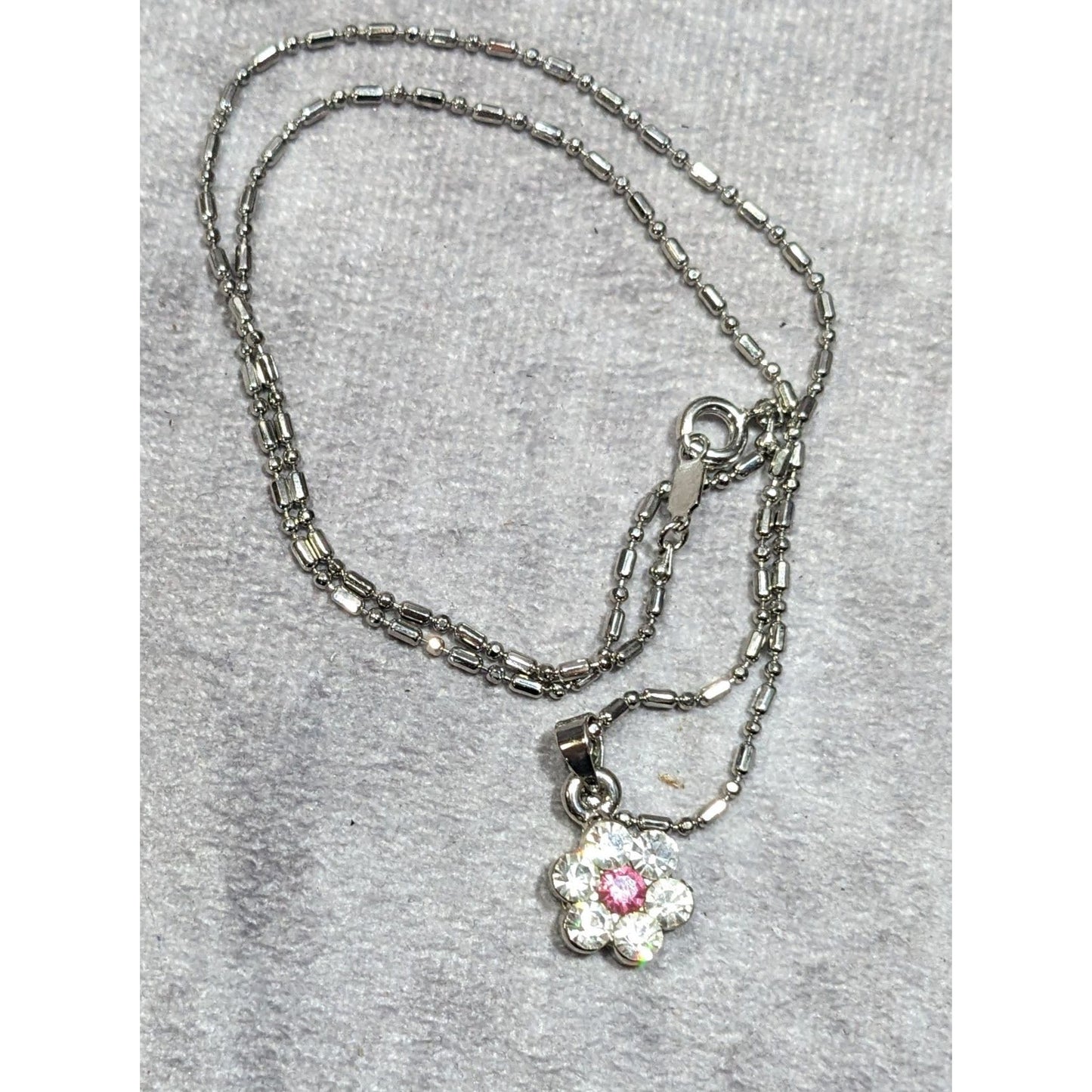 Minimalist Glam Fairycore Rhinestone Pendant Necklace