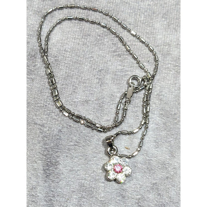 Minimalist Glam Fairycore Rhinestone Pendant Necklace