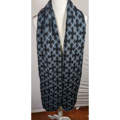 Blizzard Diablo Gothic Black And Grey Officially Licensed Reversible Scarf