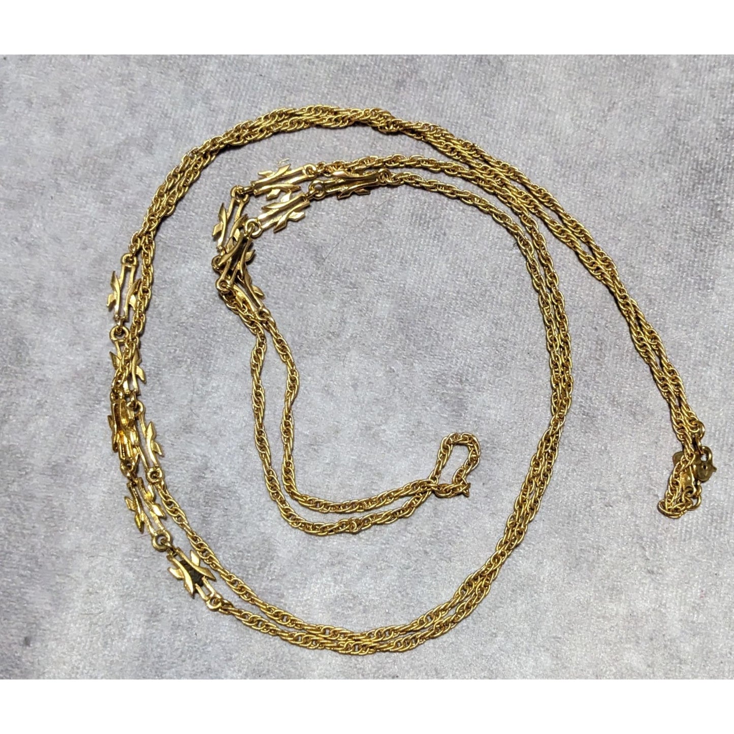 Vintage Monet Rope Chain Necklace