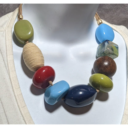 Chicos Chunky Rainbow Necklace