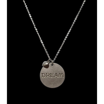 Silver Dream Pendant Heart Charm Necklace