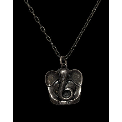 Axcess Liz Claiborne Silver Elephant Necklace