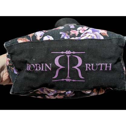 Robin Ruth Gothic Floral Boston Zipper Tote