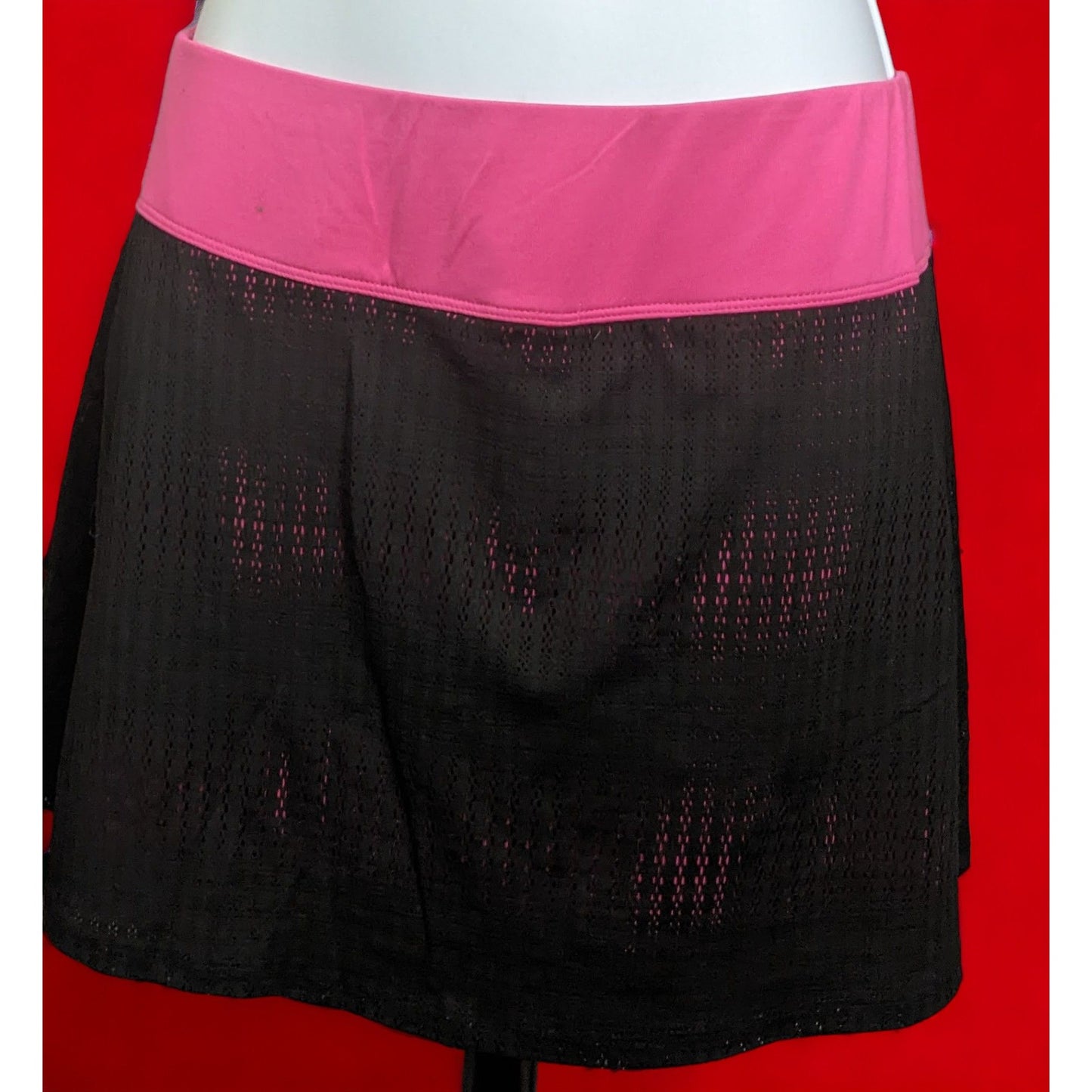 Fila Black And Pink Skort