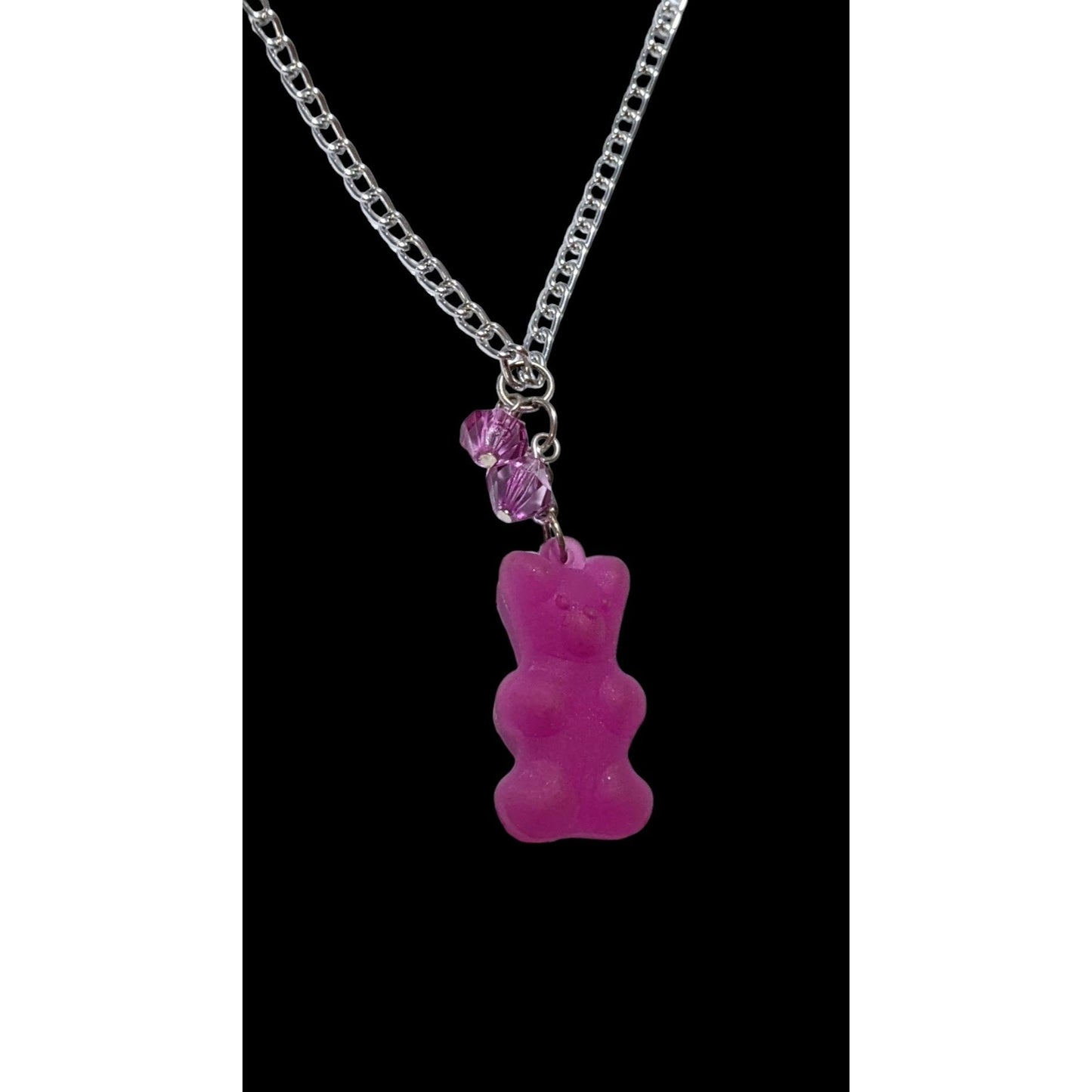 Pink Gummy Bear Necklace