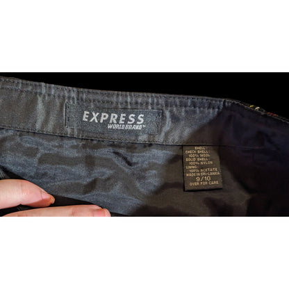 Express World Brand 90s Punk Goth Skirt