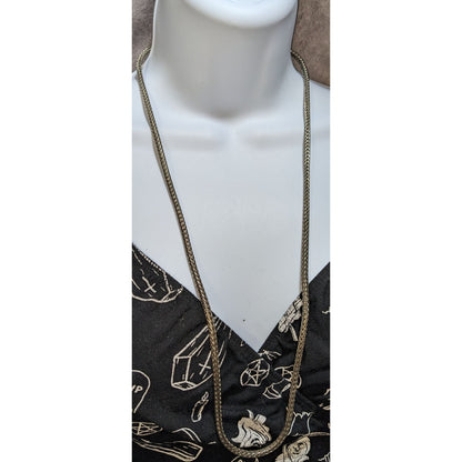 Vintage Premier Designs 28-Inch Wheat Chain Necklace