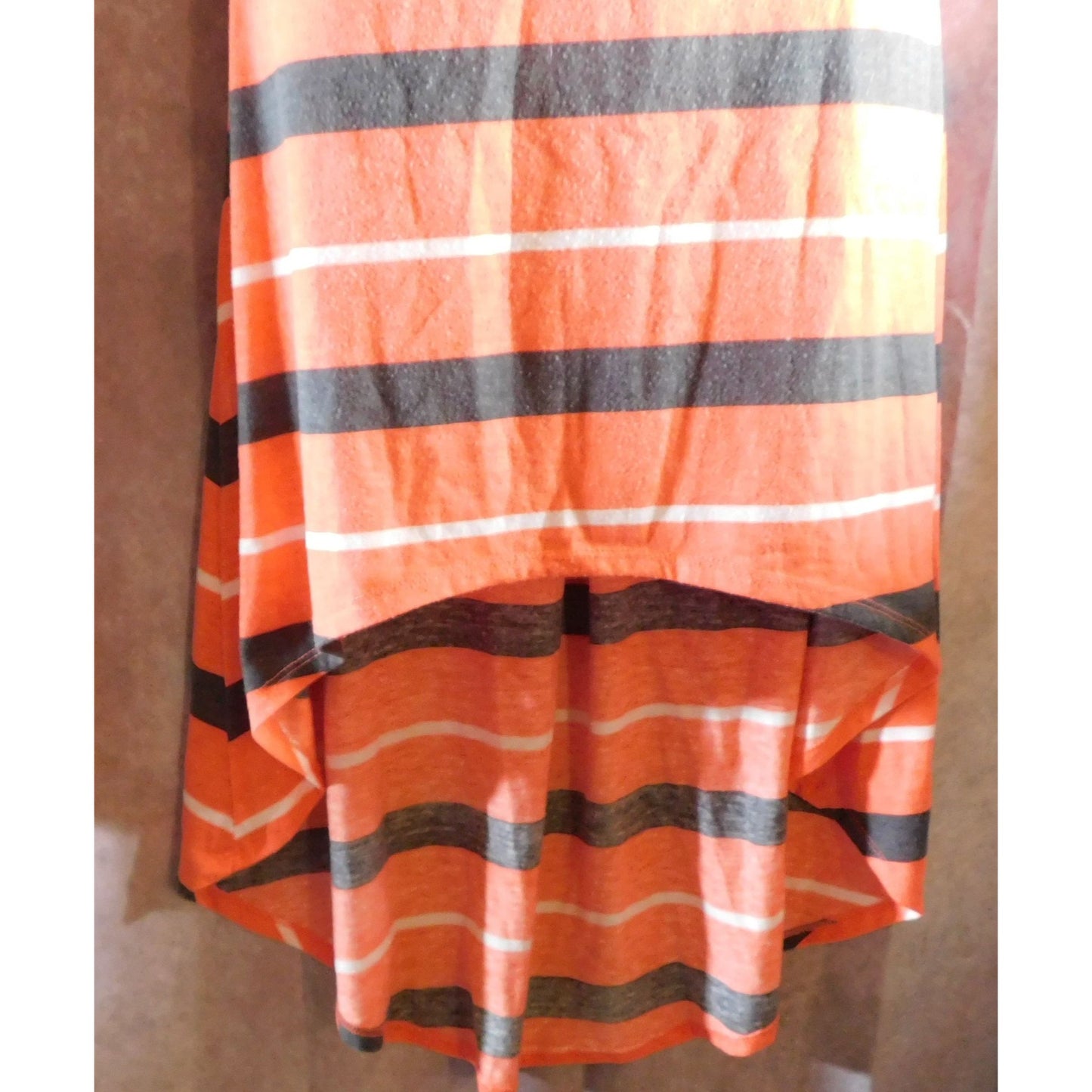 Ambiance Apparel High-Low Striped Dress