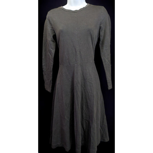 Gap Grey Long Sleeve Midi Dress