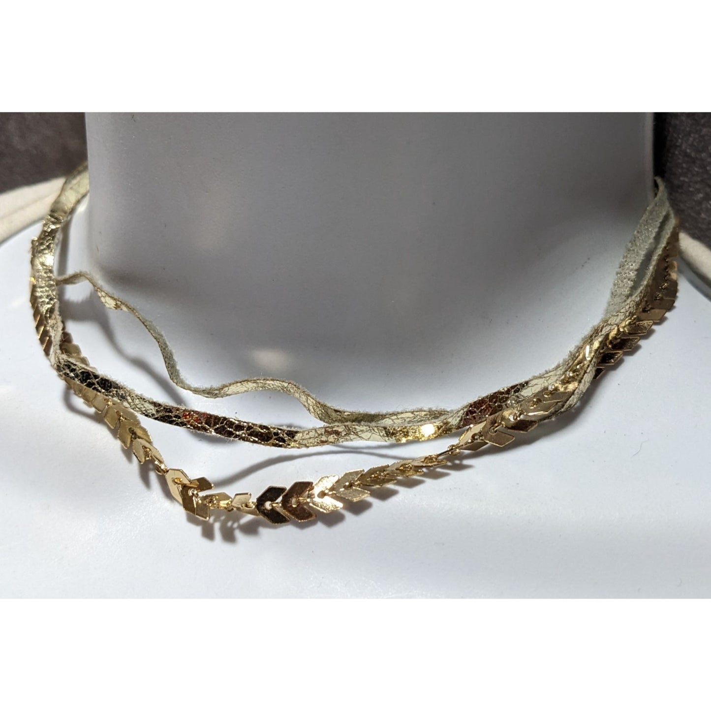 Gold Bohemian Choker Necklace