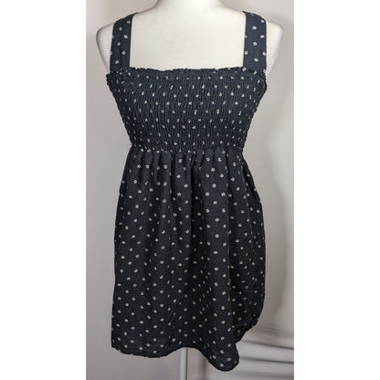 American Eagle Summery Black Floral Mini Dress
