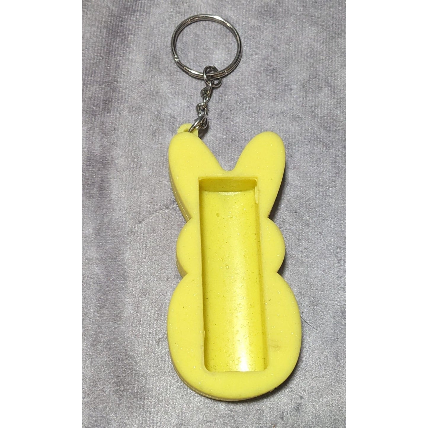 Peeps Collectible Chapstick Holder Keychain