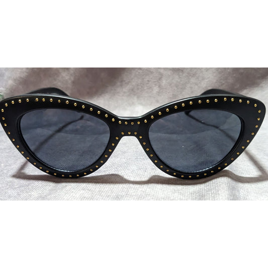 Gothic Studded Cateye Sunglasses