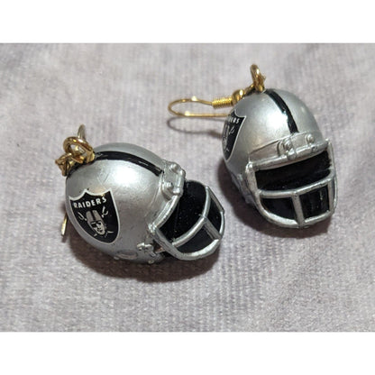 Vintage 80s Russ Touchdown Danglers Raiders Earrings