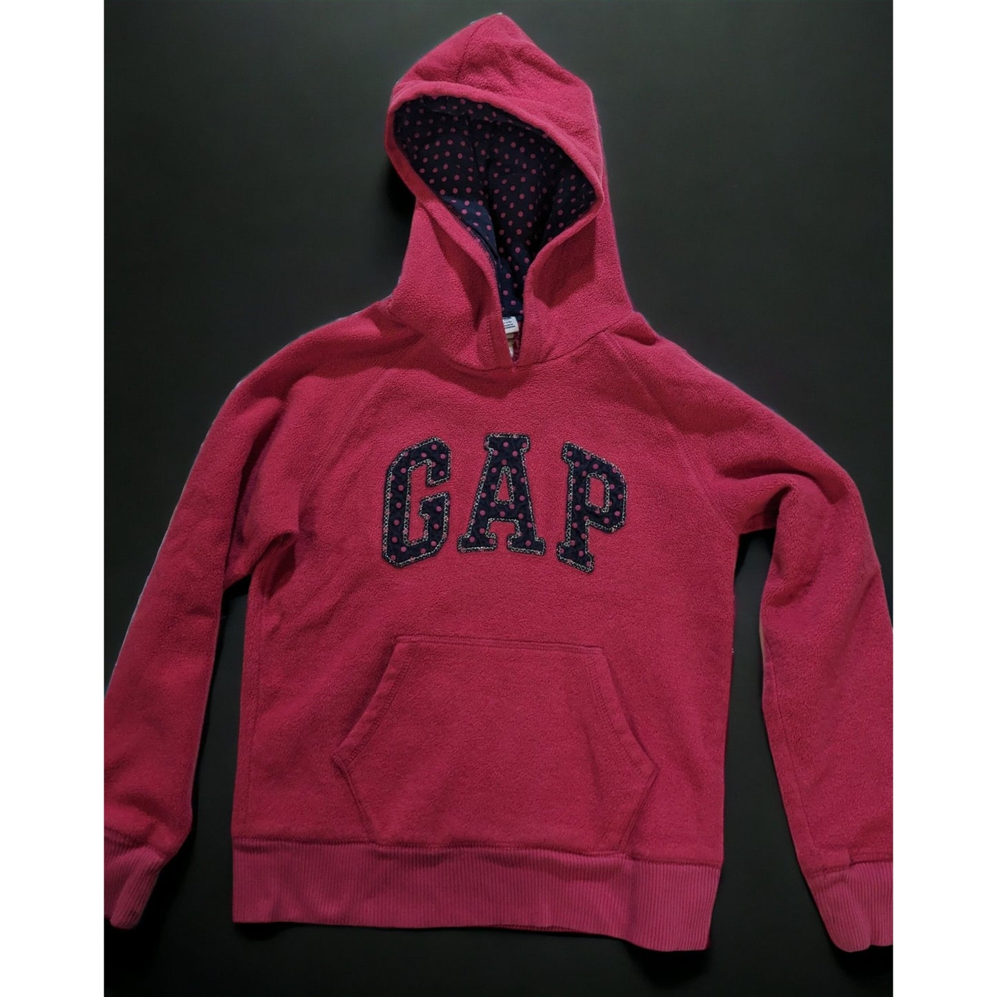 Gap Pink Polka Dot Hoodie