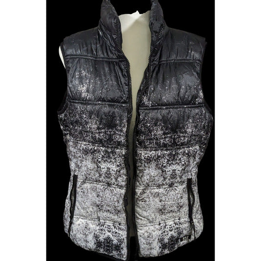 Modern Chic Hidden Hood Puffer Vest by Marc New York