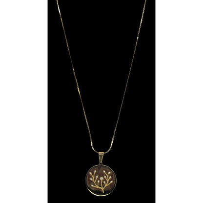 Steeltime Tree Of Life Pendant Stainless Steel Pendant Necklace With Rhinestones