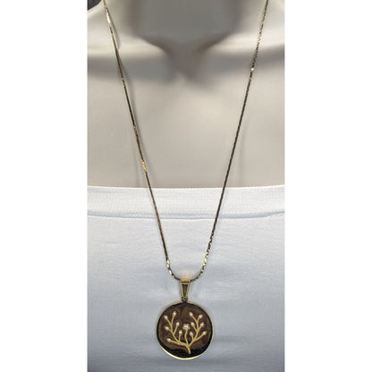 Steeltime Tree Of Life Pendant Stainless Steel Pendant Necklace With Rhinestones