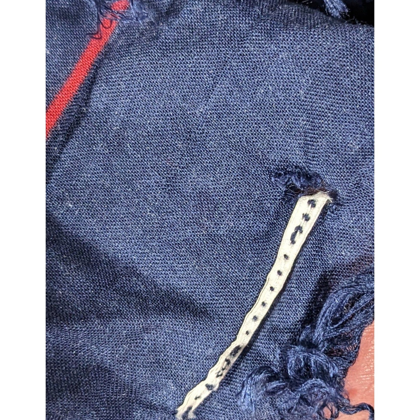 Les Petites France Blue And White Floral Scarf