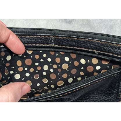 Vintage Brighton Embroidered Leather Wallet