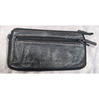 Vintage Brighton Embroidered Leather Wallet