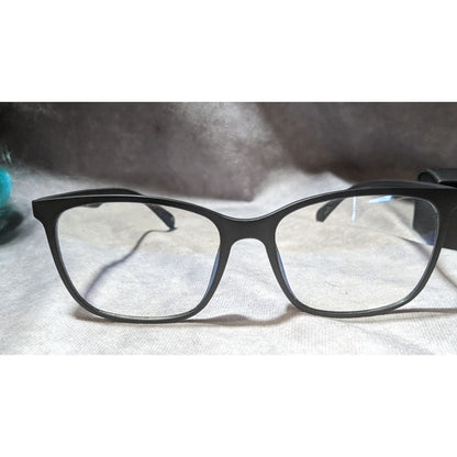 Anrri Black Velvet Touch Blue Light Glasses