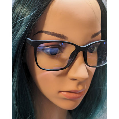 Anrri Black Velvet Touch Blue Light Glasses