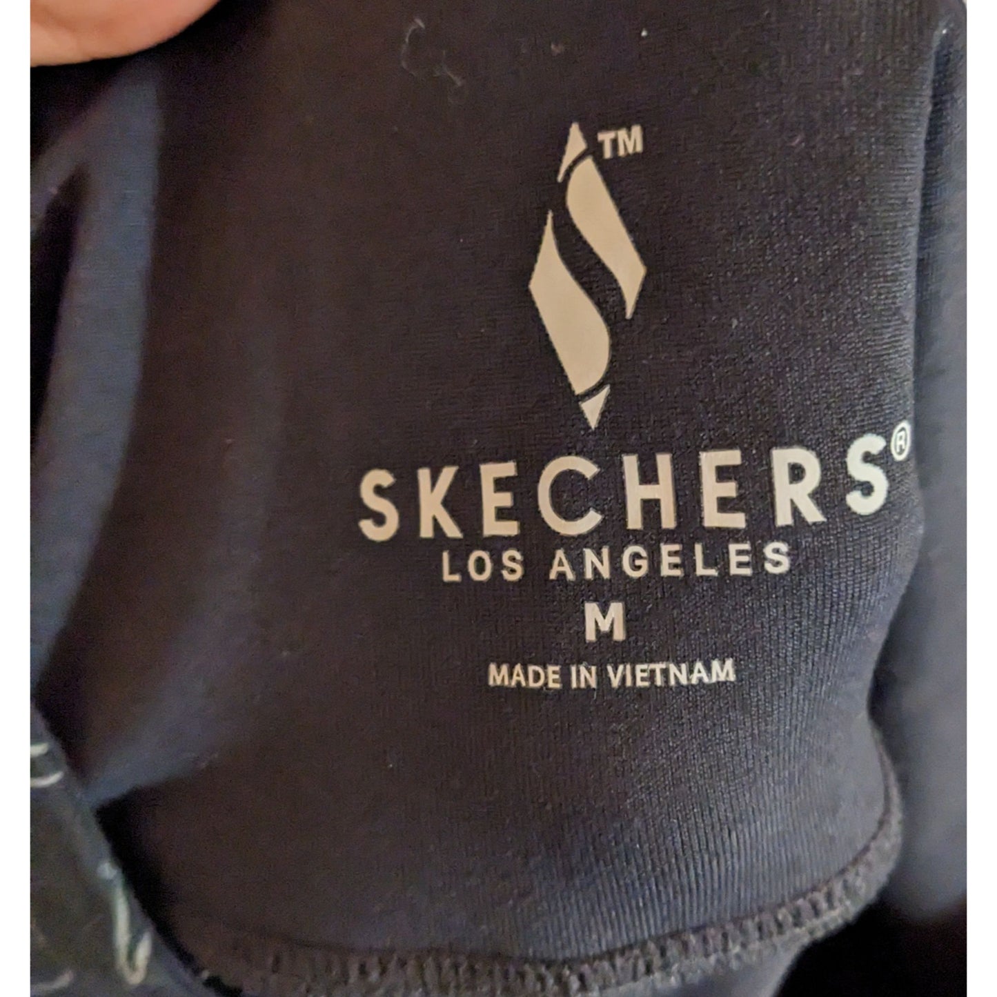 Skechers Black Floral Print High Waist Leggings Size M