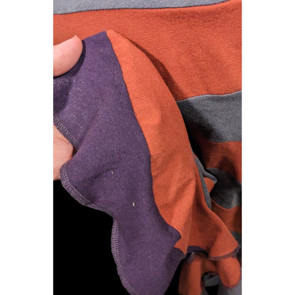 Aimee G Grub Asymmetrical Striped Midi Dress Size XS