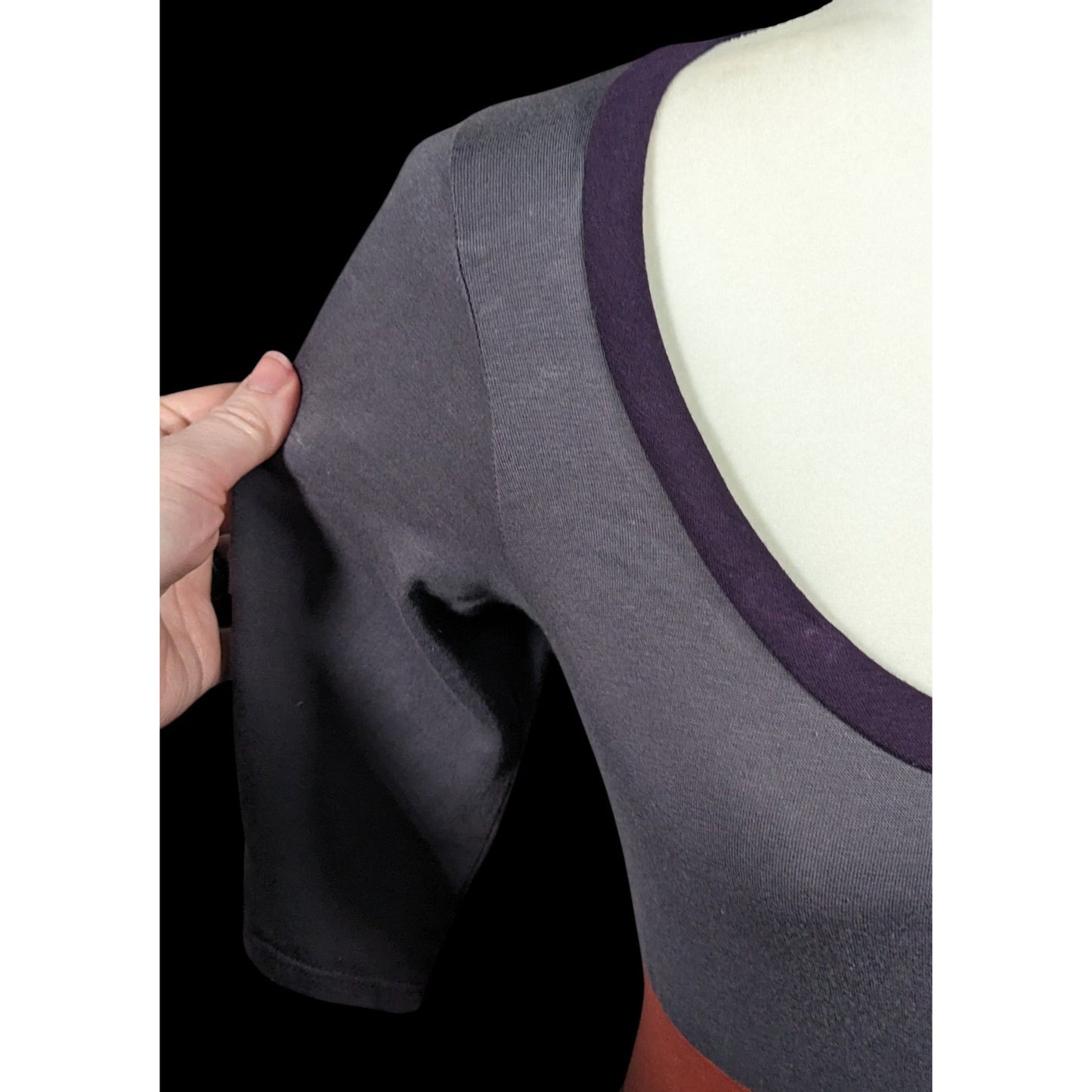 Aimee G Grub Asymmetrical Striped Midi Dress Size XS