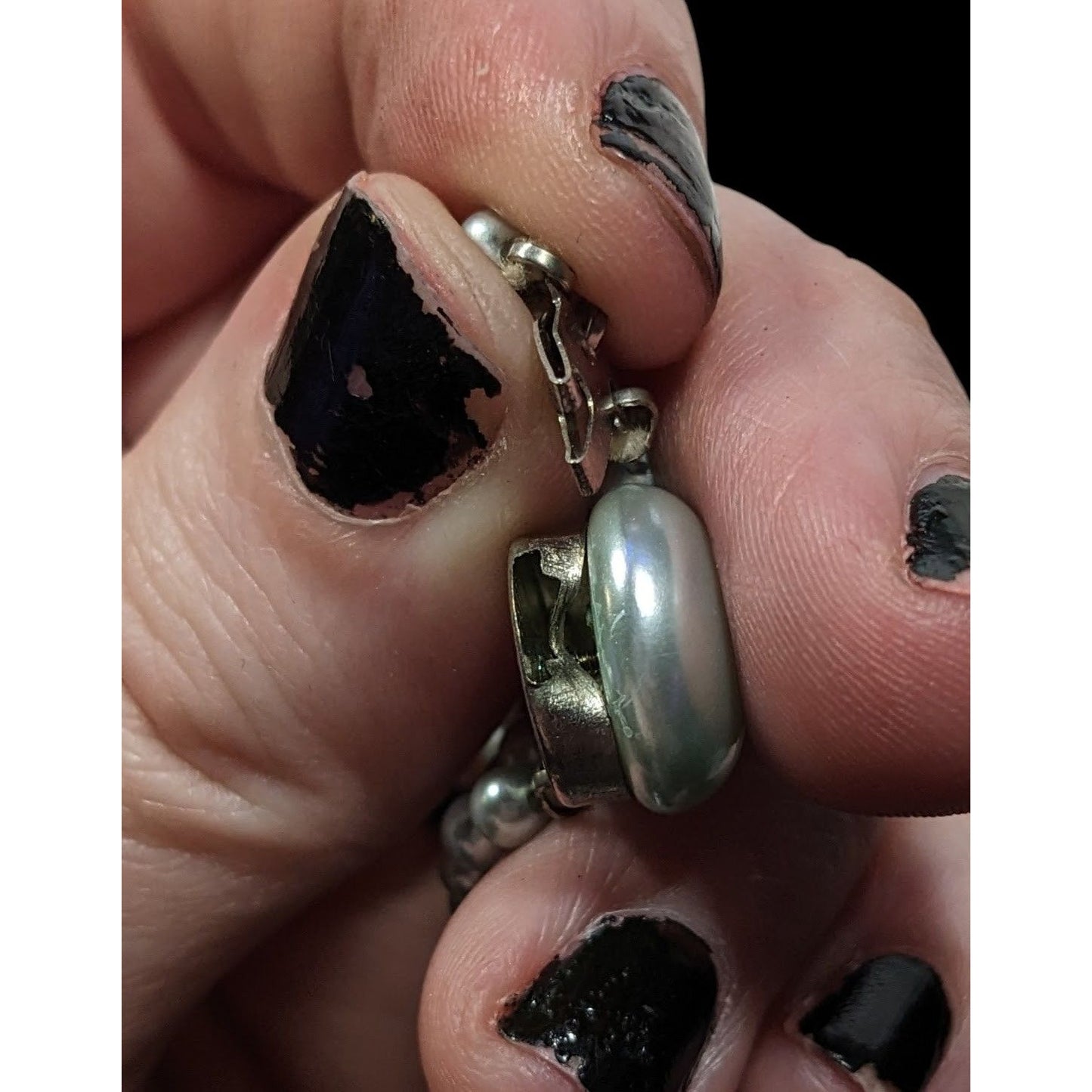 J.Jill Bohemian Hippie Glass And Metal Layered Pendant Necklace