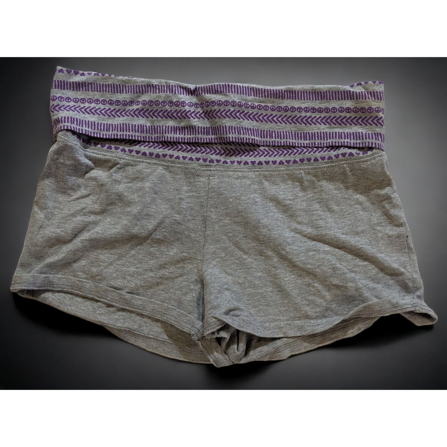 Circo Grey And Purple Shorts