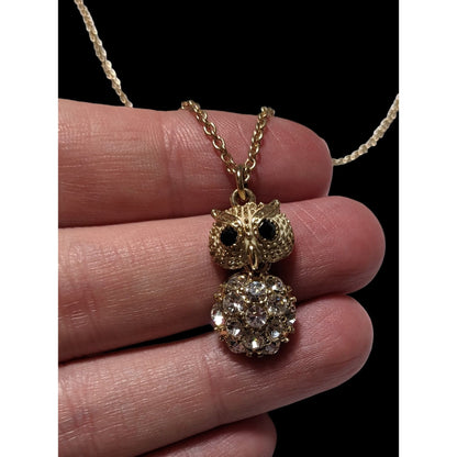 Baby Owl Pendant Necklace